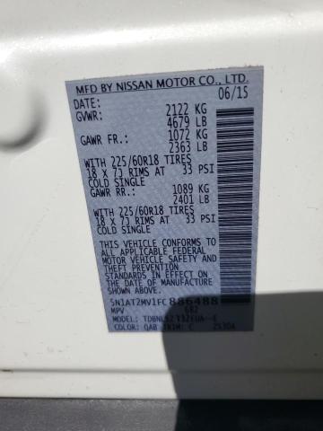 Photo 10 from auction – 2015 NISSAN ROGUE S with VIN 5N1AT2MV1FC886488