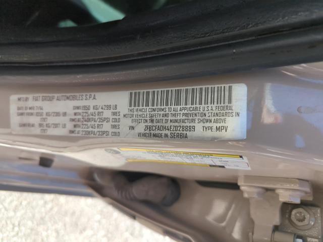Photo 10 from auction – 2014 FIAT 500L TREKK with VIN ZFBCFADH4EZ028889