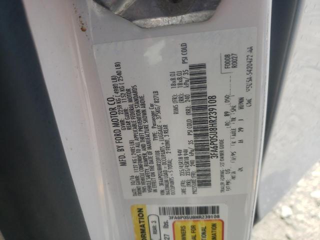 Photo 10 from auction – 2017 FORD FUSION TIT with VIN 3FA6P0SU8HR239108
