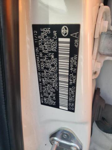 Photo 10 from auction – 2012 TOYOTA PRIUS C with VIN JTDKDTB34C1524255