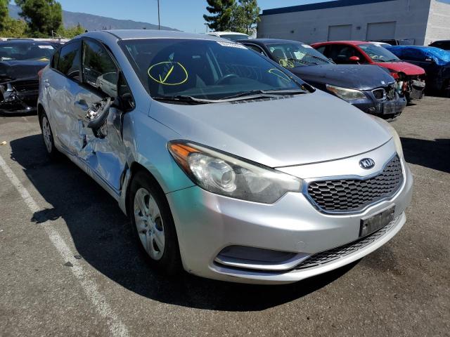 KIA FORTE LX 2015 with VIN KNAFK4A63F5314717 - Photo from auction
