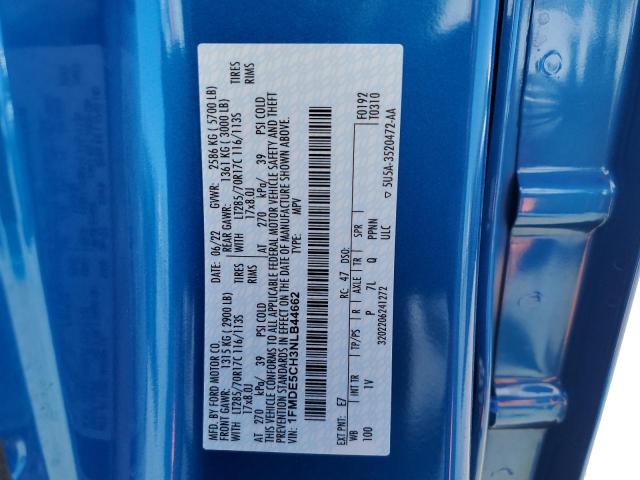 Photo 10 from auction – 2022 FORD BRONCO BAS with VIN 1FMDE5CH3NLB44662