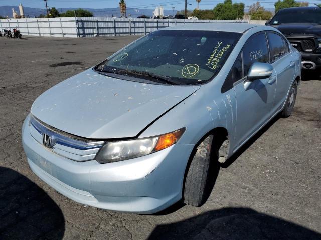 Photo 2 from auction – 2012 HONDA CIVIC HYBR with VIN JHMFB4F29CS004866