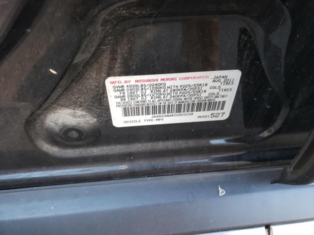 Photo 10 from auction – 2012 MITSUBISHI OUTLANDER with VIN JA4AS3AW4CU003168