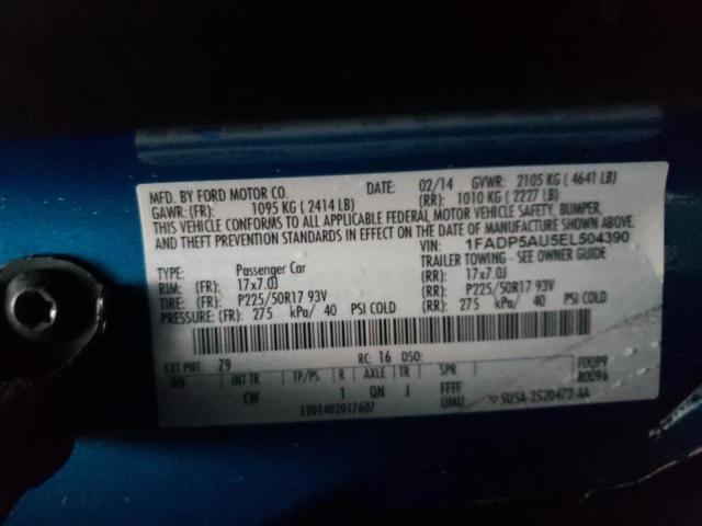Photo 10 from auction – 2014 FORD C-MAX SE with VIN 1FADP5AU5EL504390