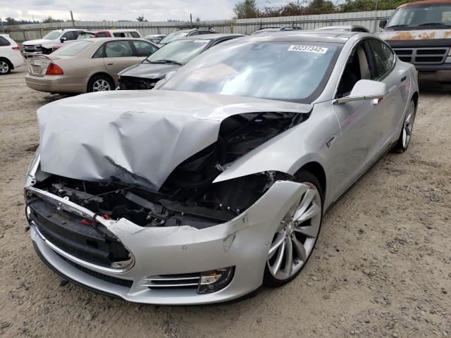 Photo 2 from auction – 2015 TESLA MODEL S 85 with VIN 5YJSA1H27FF080196