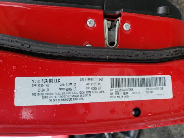 Photo 10 from auction – 2018 DODGE CHARGER SX with VIN 2C3CDXHG4JH126505