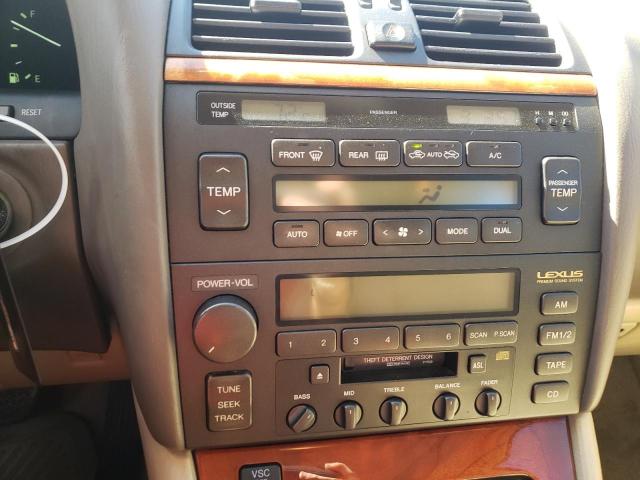 Photo 9 from auction – 1999 LEXUS LS 400 with VIN JT8BH28F5X0155531