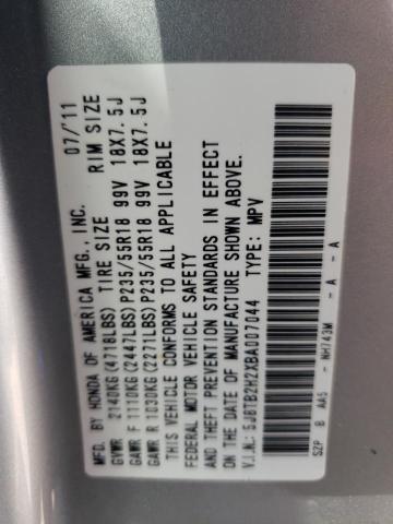 Photo 10 from auction – 2011 ACURA RDX with VIN 5J8TB2H2XBA007044