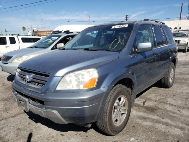 Photo 2 from auction – 2005 HONDA PILOT EXL with VIN 2HKYF18575H527261