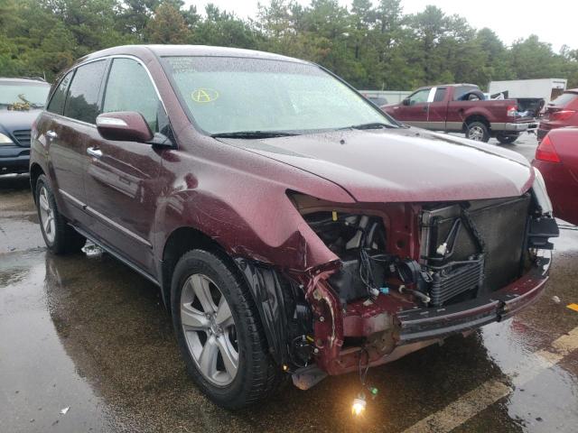 ACURA MDX TECHNO 2012 with VIN 2HNYD2H38CH546430 - Photo from auction
