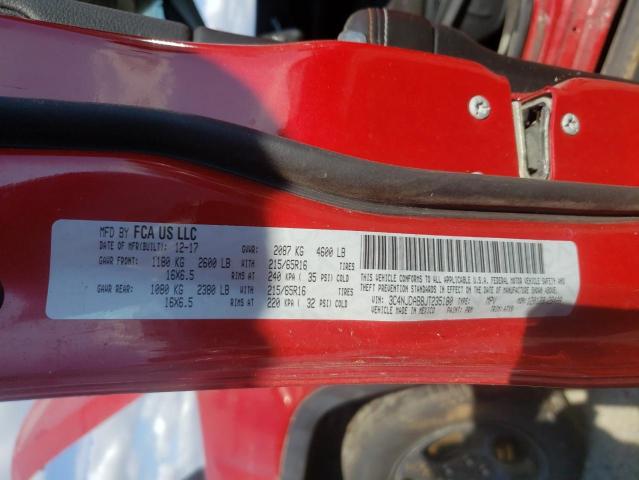 Photo 10 from auction – 2018 JEEP COMPASS SP with VIN 3C4NJDAB8JT235180