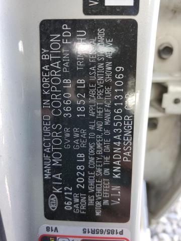 Photo 10 from auction – 2013 KIA RIO EX with VIN KNADN4A35D6131069
