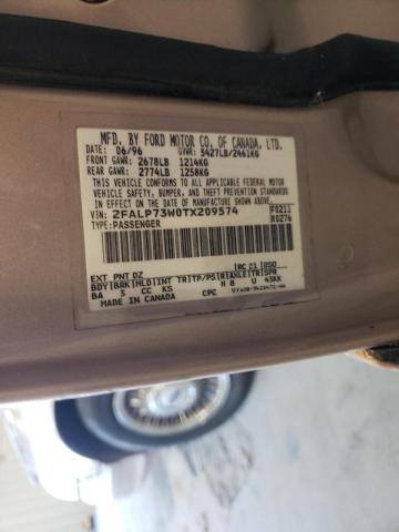 Photo 10 from auction – 1996 FORD CROWN VICT with VIN 2FALP73W0TX209574