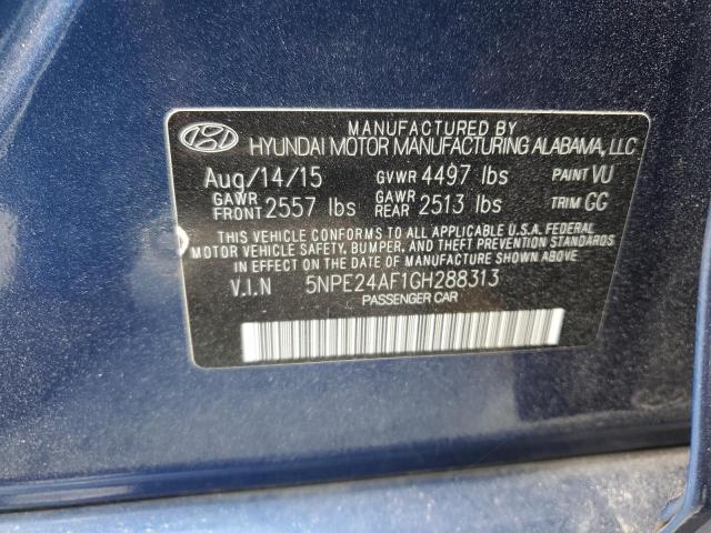 Photo 10 from auction – 2016 HYUNDAI SONATA SE with VIN 5NPE24AF1GH288313