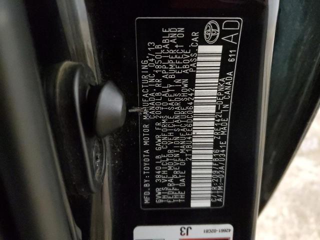 Photo 10 from auction – 2013 TOYOTA COROLLA BA with VIN 2T1BU4EE6DC064242