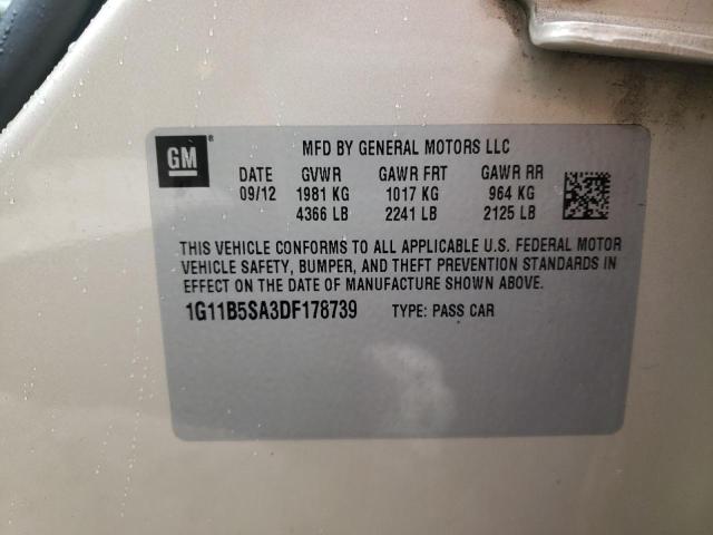 Photo 10 from auction – 2013 CHEVROLET MALIBU LS with VIN 1G11B5SA3DF178739