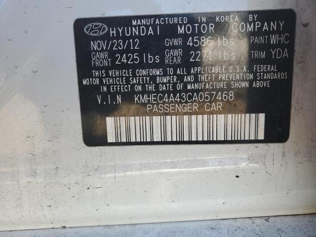 Photo 10 from auction – 2012 HYUNDAI SONATA HYB with VIN KMHEC4A43CA057468