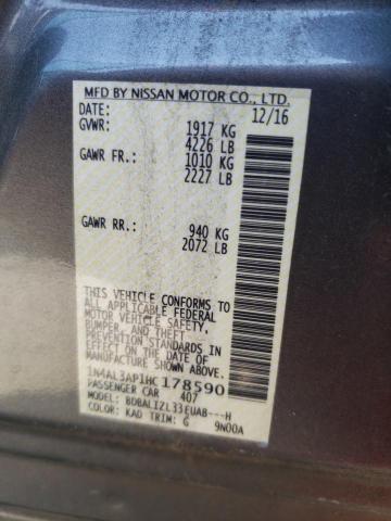 Photo 10 from auction – 2017 NISSAN ALTIMA 2.5 with VIN 1N4AL3AP1HC178590