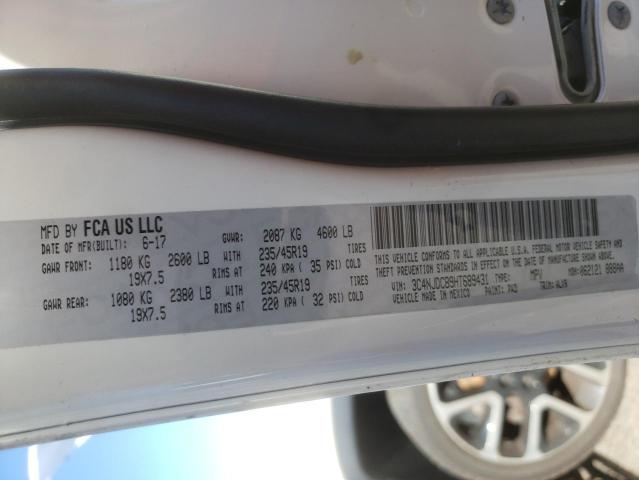 Photo 10 from auction – 2017 JEEP COMPASS LI with VIN 3C4NJDCB9HT689431
