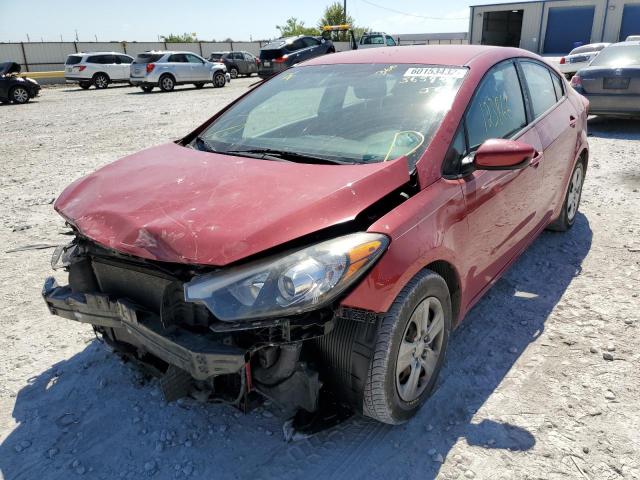 Photo 2 from auction – 2016 KIA FORTE LX with VIN KNAFK4A67G5565984