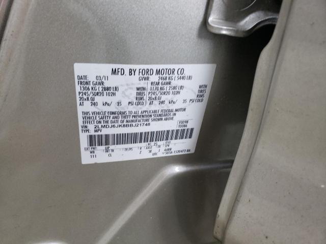 Photo 10 from auction – 2011 LINCOLN MKX with VIN 2LMDJ6JK8BBJ21748