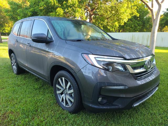 HONDA PILOT EX 2019 with VIN 5FNYF6H31KB045973 - Photo from auction