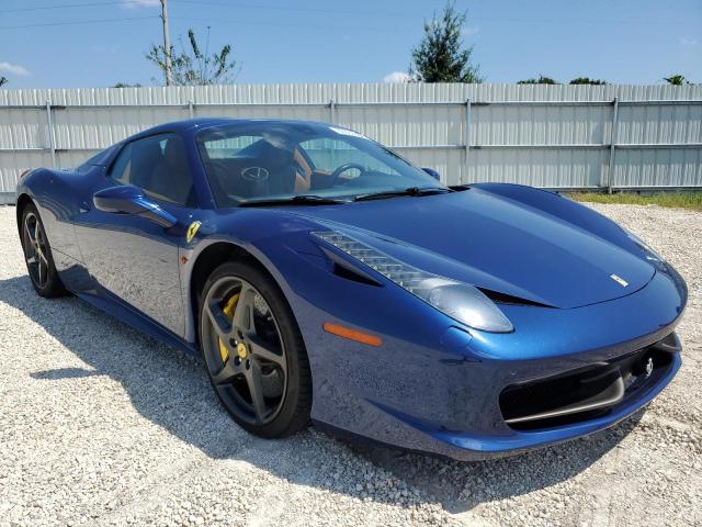 FERRARI 458 SPIDER 2013 with VIN ZFF68NHA5D0195372 - Photo from auction
