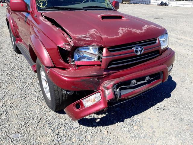 Photo 9 from auction – 2002 TOYOTA 4RUNNER SR with VIN JT3GN86R920237386