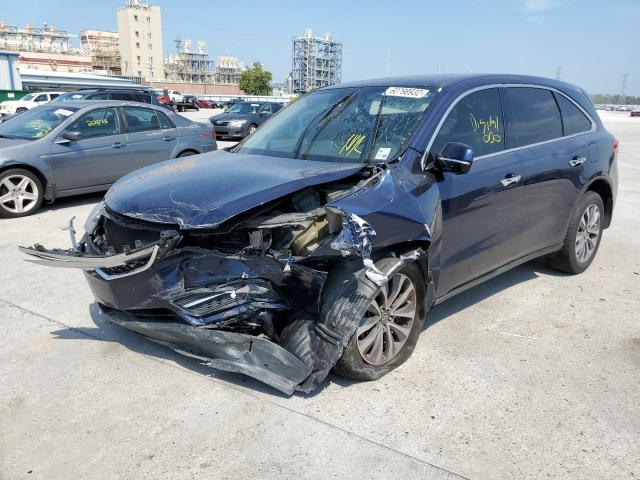 Photo 2 from auction – 2016 ACURA MDX TECHNO with VIN 5FRYD3H6XGB006237