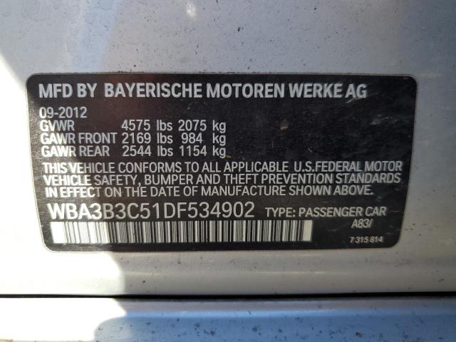 Photo 10 from auction – 2013 BMW 328 XI with VIN WBA3B3C51DF534902