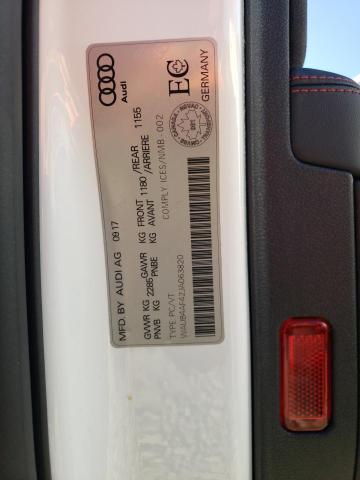 Photo 10 from auction – 2018 AUDI S4 PREMIUM with VIN WAUB4AF42JA063820