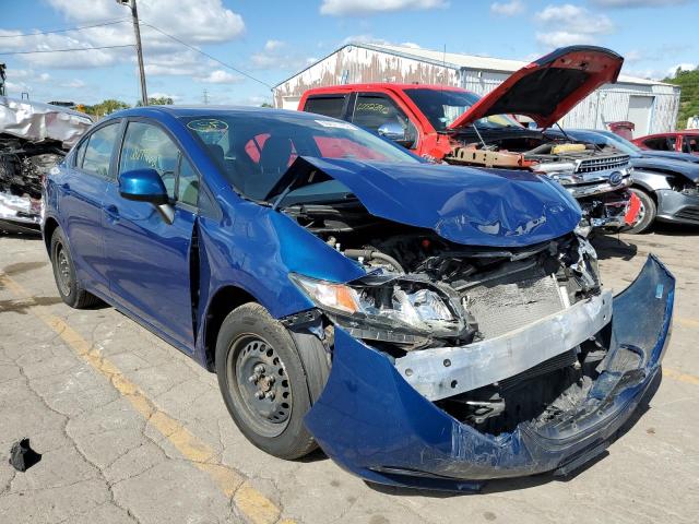 HONDA CIVIC LX 2013 with VIN 19XFB2F53DE078837 - Photo from auction
