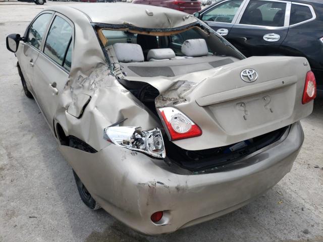 Photo 9 from auction – 2010 TOYOTA COROLLA BA with VIN 1NXBU4EE9AZ334719