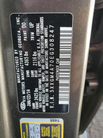 Photo 10 from auction – 2014 KIA OPTIMA LX with VIN 5XXGM4A70EG308247
