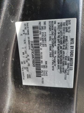 Photo 10 from auction – 2010 FORD FOCUS SE with VIN 1FAHP3FN5AW298049