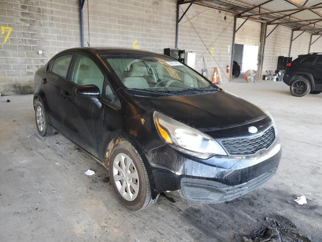 KIA RIO LX 2014 with VIN KNADM4A33E6370687 - Photo from auction
