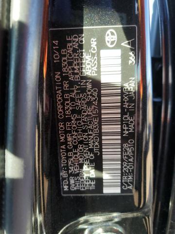 Photo 10 from auction – 2014 TOYOTA PRIUS C with VIN JTDKDTB3XE1574340
