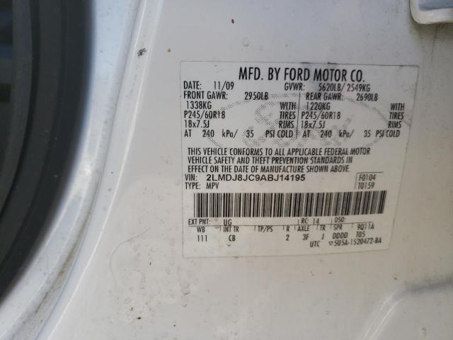 Photo 10 from auction – 2010 LINCOLN MKX with VIN 2LMDJ8JC9ABJ14195