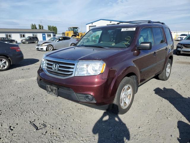 Photo 2 from auction – 2014 HONDA PILOT LX with VIN 5FNYF3H23EB016453