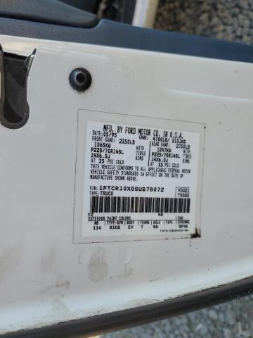 Photo 10 from auction – 1995 FORD RANGER with VIN 1FTCR10X0SUB78072