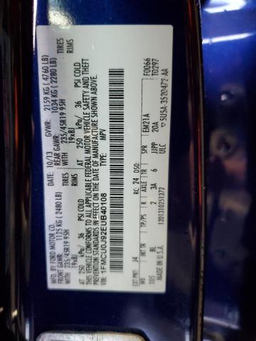 Photo 10 from auction – 2014 FORD ESCAPE TIT with VIN 1FMCU0J92EUB40108