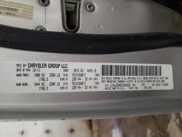 Photo 10 from auction – 2012 JEEP COMPASS SP with VIN 1C4NJCBA9CD504683