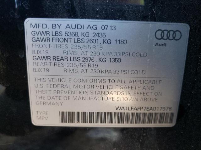 Photo 10 from auction – 2014 AUDI Q5 PREMIUM with VIN WA1LFAFP7EA017976