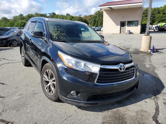 TOYOTA HIGHLANDER 2016 with VIN 5TDJKRFHXGS318943 - Photo from auction