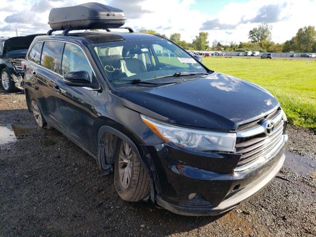 TOYOTA HIGHLANDER 2015 with VIN 5TDBKRFH8FS119862 - Photo from auction