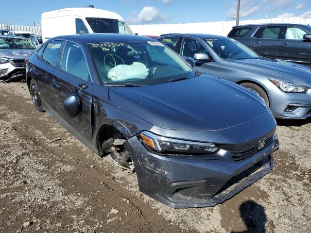 HONDA CIVIC EX 2022 with VIN 2HGFE1F76NH321406 - Photo from auction