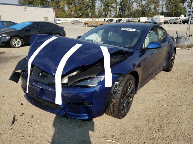 Photo 2 from auction – 2022 TESLA MODEL S with VIN 5YJSA1E55NF491402