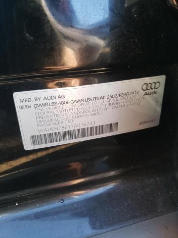 Photo 10 from auction – 2007 AUDI A4 S-LINE with VIN WAUEH78E17A016233