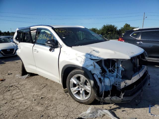 TOYOTA HIGHLANDER 2018 with VIN 5TDDZRFH5JS849628 - Photo from auction